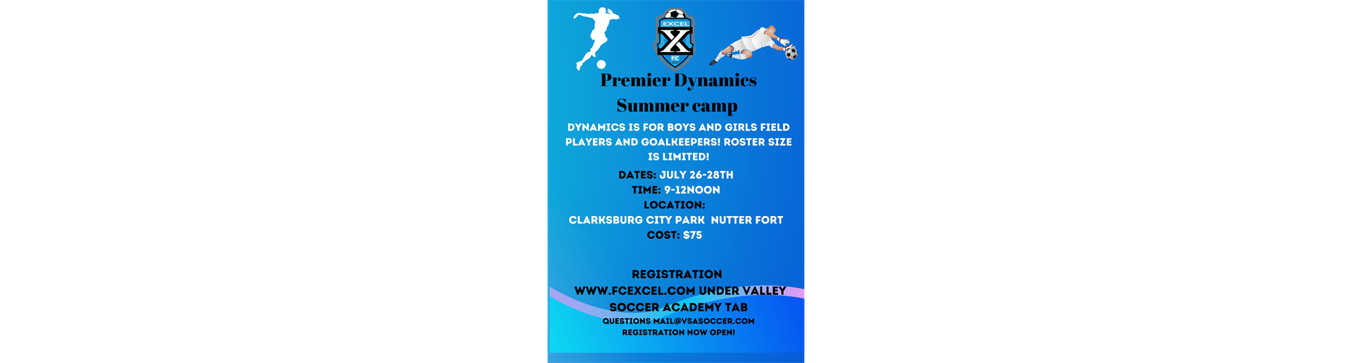 FC Excel Premier Dynamics Camp! 2022